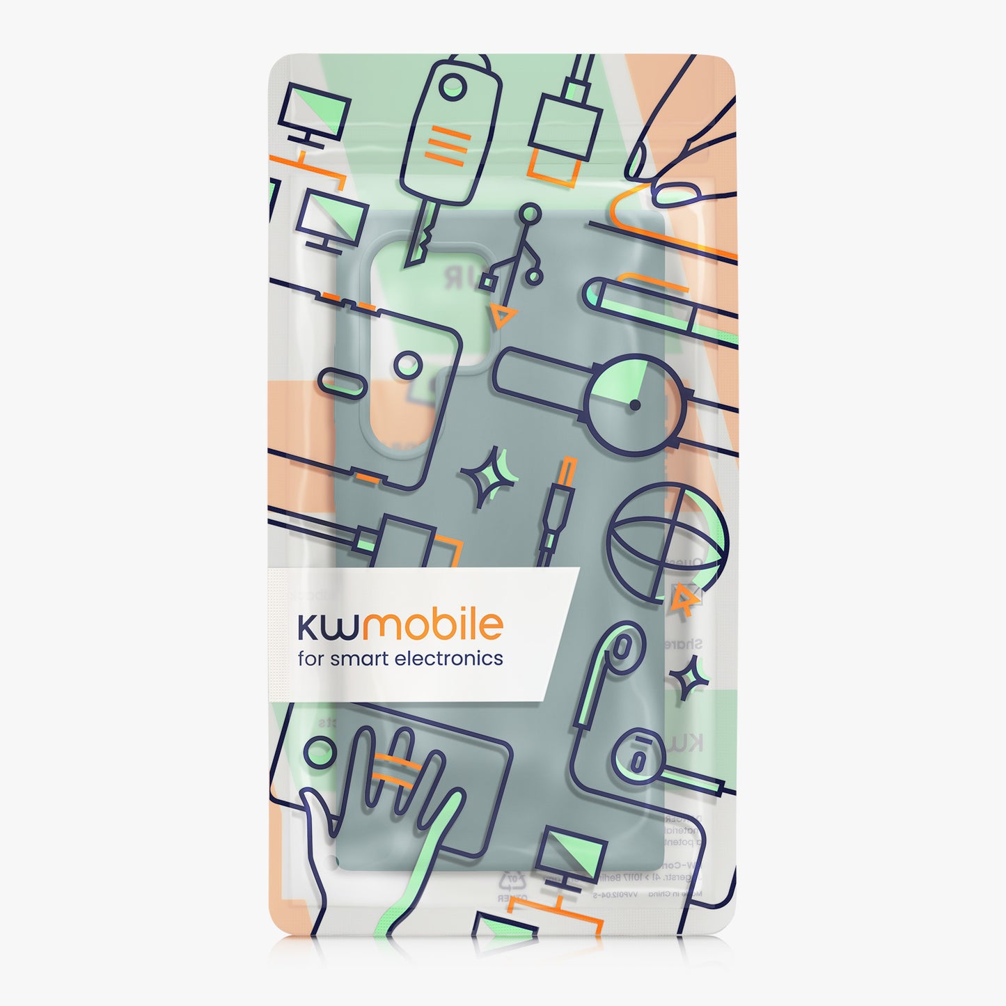 kwmobile Case Compatible with Samsung Galaxy S24 Ultra - Magnetic Silicone Case Compatible with MagSafe - Rubberized Cover