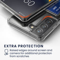 kwmobile Case Compatible with Samsung Galaxy S22 Plus - Phone Cover Plastic TPU Cover with Card Slot Hard Case Protective Cover