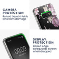 kwmobile case compatible with Samsung Galaxy S10e - Silicone Phone Case transparent With Glass Screen Protector
