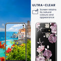 kwmobile case compatible with Samsung Galaxy S10e - Silicone Phone Case transparent With Glass Screen Protector