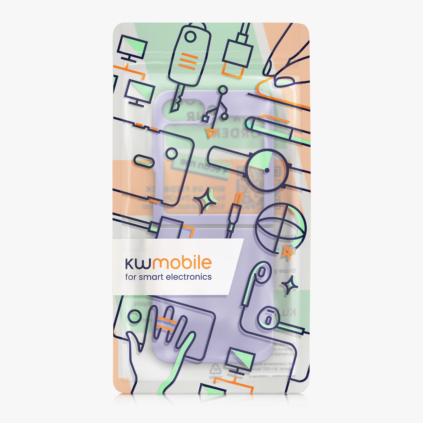kwmobile Flip Soft Case Compatible with Samsung Galaxy Z Flip6 - Silicone Cover for Foldable Phone - Phone Case