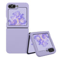 kwmobile Flip Soft Case kompatibel mit Samsung Galaxy Z Flip6 Hülle - Silikon Cover für Foldable Handy - Handyhülle in Lavendel Lavendel  