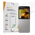kwmobile 6x Displayschutzfolie kompatibel mit Samsung Galaxy Z Flip6 Folie - klare Schutzfolien Set in transparent Transparent  