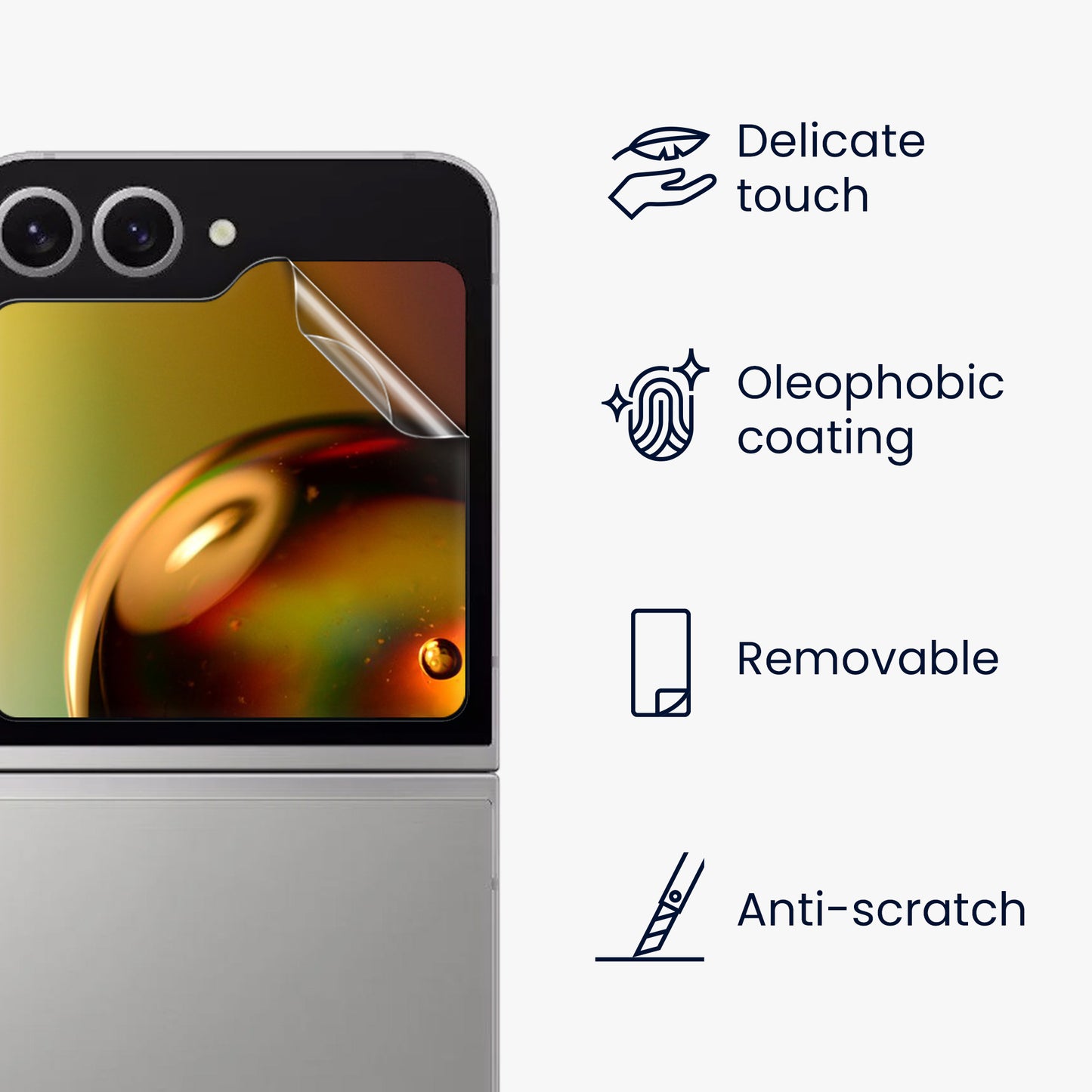 6x Crystal Clear Film for Samsung Galaxy Z Flip6