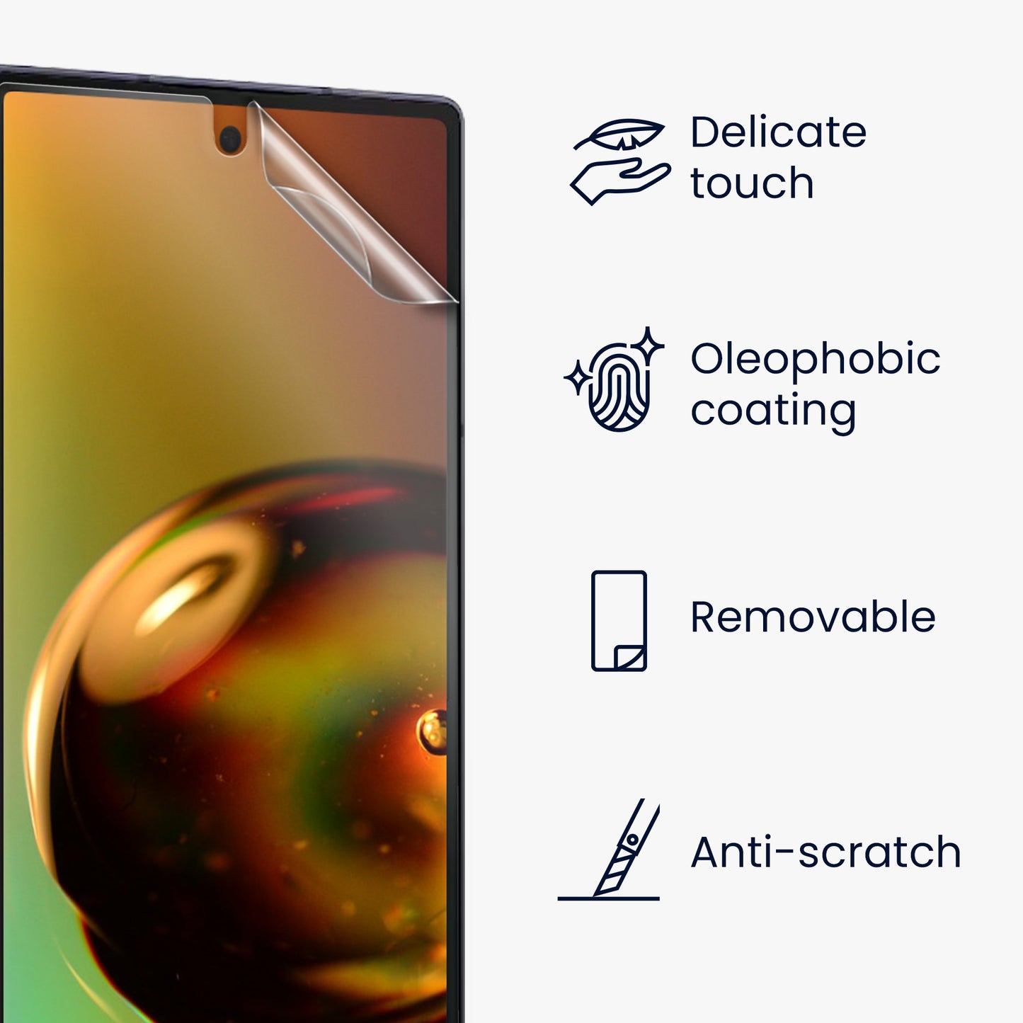 6x Crystal Clear Film for Samsung Galaxy Z Fold6