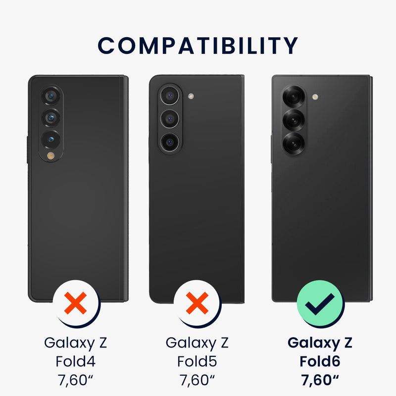 6x Crystal Clear Film for Samsung Galaxy Z Fold6