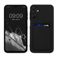kwmobile Handyhülle kompatibel mit Samsung Galaxy A15 5G Hülle - Handy Cover mit Fach für Karten - in Schwarz Schwarz  