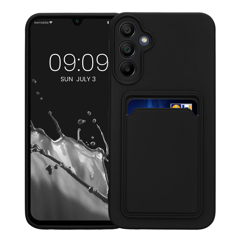kwmobile Phone Case Compatible with Samsung Galaxy A15 5G Case - Phone Cover with Card Slot