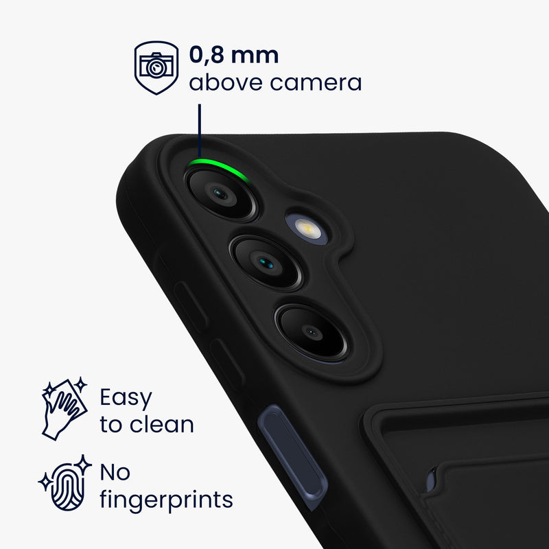 kwmobile Phone Case Compatible with Samsung Galaxy A15 5G Case - Phone Cover with Card Slot