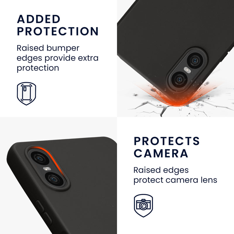 kwmobile Phone Case for Sony Xperia 10 VI Cover Wireless Charging Protective Case