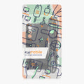 kwmobile Necklace Case Compatible with Samsung Galaxy A25 - Case with Lanyard - Silicone Protective Cover