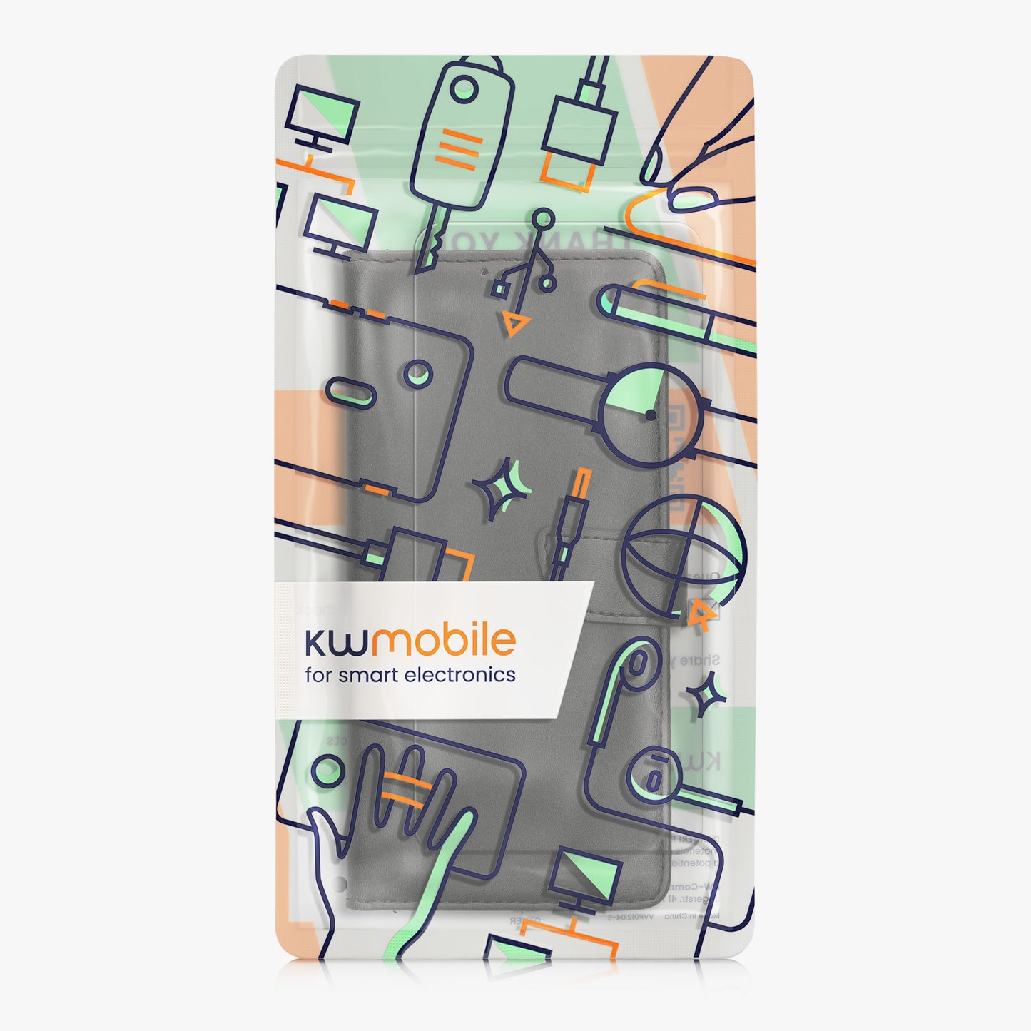 kwmobile Faux Leather Phone Case compatible with Samsung Galaxy S20 FE - Wallet Protective Cover made of PU Leather with Screen Protector and RFID Protection