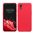 kwmobile Hülle kompatibel mit Samsung Galaxy Xcover7 Hülle - weiches TPU Silikon Case - Cover geeignet für kabelloses Laden - Neon Pink Neon Pink  