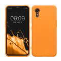 kwmobile Hülle kompatibel mit Samsung Galaxy Xcover7 Hülle - weiches TPU Silikon Case - Cover geeignet für kabelloses Laden - Fruity Orange Fruity Orange  