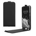 kwmobile Schutzhülle kompatibel mit Samsung Galaxy S21 - Hülle Handy - Flip Case Handyhülle Schwarz Schwarz  