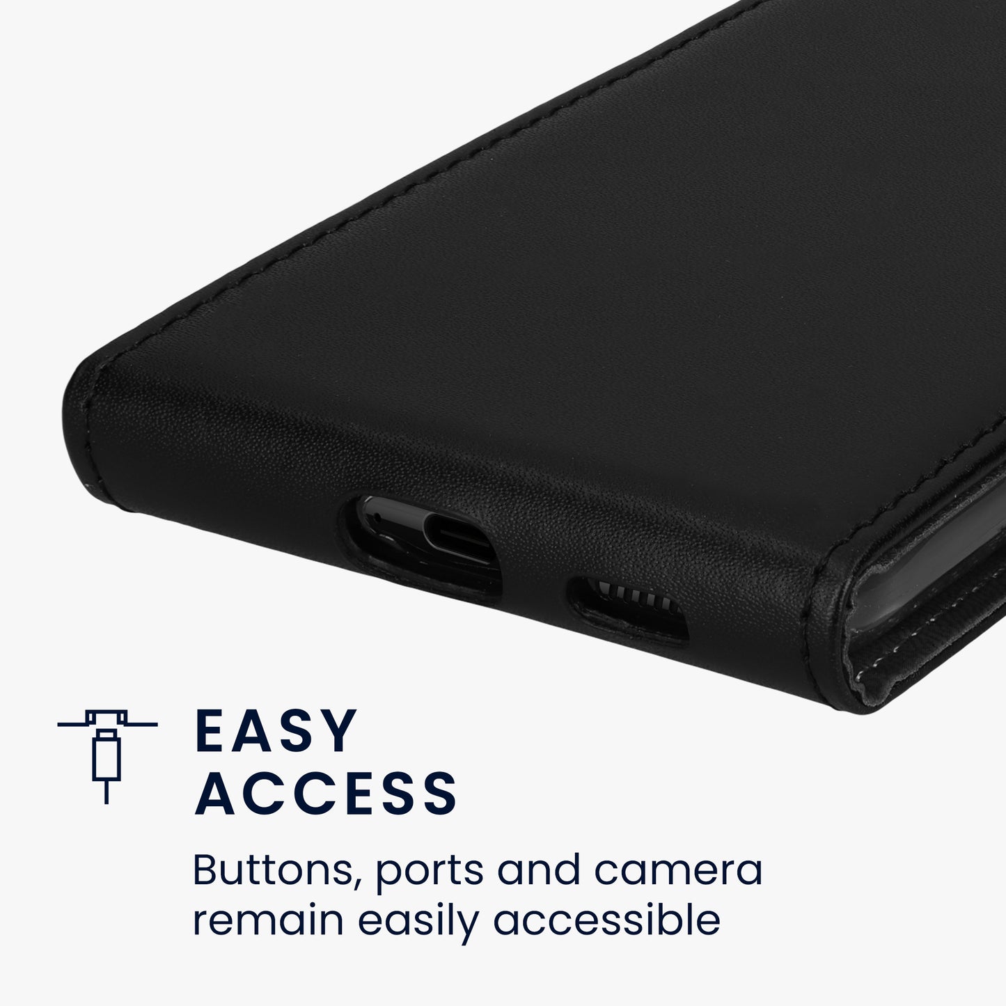 kwmobile Protective Case compatible with Samsung Galaxy S21 - Flip Case Mobile Phone Cover