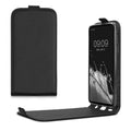 kwmobile Schutzhülle kompatibel mit Samsung Galaxy S10e - Hülle Handy - Flip Case Handyhülle Schwarz Schwarz  