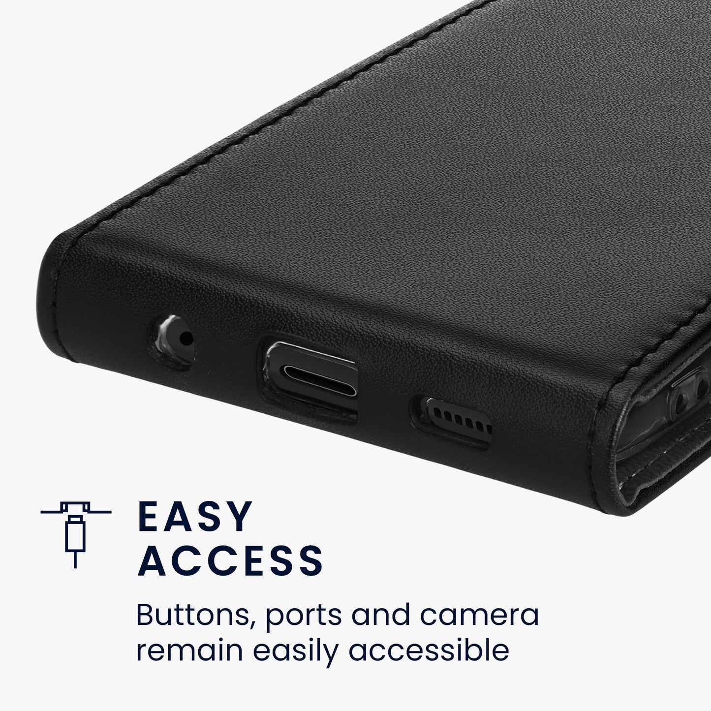 kwmobile Protective Case compatible with Samsung Galaxy S10e - Phone Case - Flip Case Mobile Phone Cover