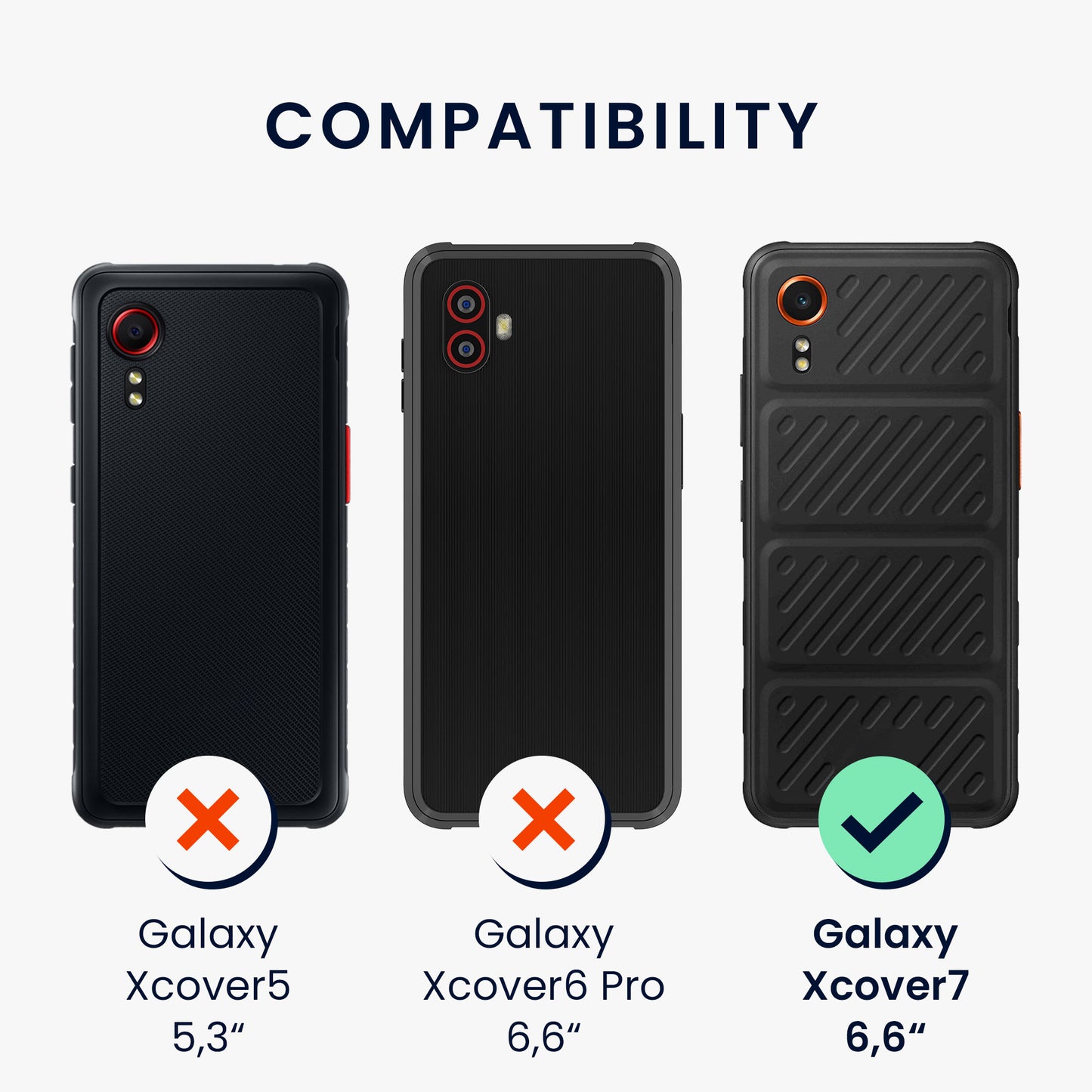 Flip Case compatible with Samsung Galaxy Xcover7