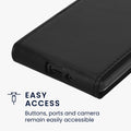 kwmobile Protective Case compatible with Sony Xperia 10 VI - Phone Case - Flip Case Cover