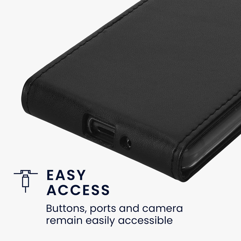 kwmobile Protective Case compatible with Sony Xperia 10 VI - Phone Case - Flip Case Cover