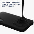 kwmobile Cell Phone Case for Samsung Galaxy S24 FE - Silicone Case Wireless Charging Protective Cover