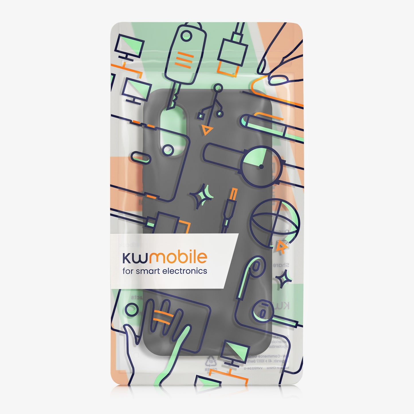 kwmobile Case for Samsung Galaxy Xcover7 - Silicone Cover - Wireless Charging Compatible - Protective Cover