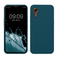 kwmobile Hülle kompatibel mit Samsung Galaxy Xcover7 Hülle - Silikon Handy Case - Handyhülle weiche Oberfläche - kabelloses Laden - Petrol matt Petrol matt  