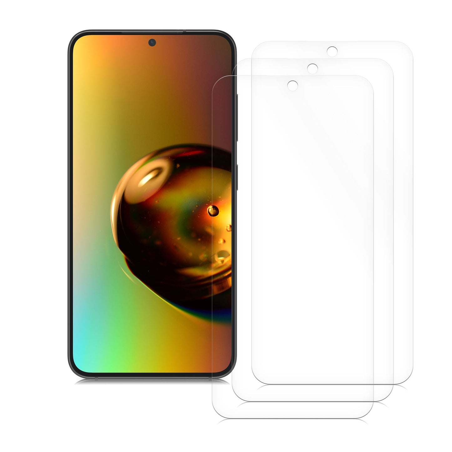 3x Crystal Clear Screen Protector for Samsung Galaxy S24 FE