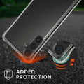 kwmobile Necklace Case compatible with Samsung Galaxy S24 FE - Silicone Cover with Lanyard Strap Case