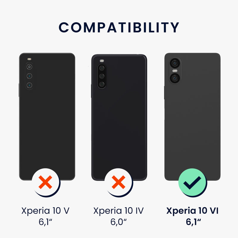 kwmobile Necklace Case compatible with Sony Xperia 10 VI Case