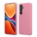 kwmobile Schutzhülle kompatibel mit Samsung Galaxy S25 Hülle - Silikon Handy Case - Handyhülle für Samsung S25 weiche Oberfläche - kabelloses Laden für Galaxy S25 Case - Dark Rose Dark Rose  