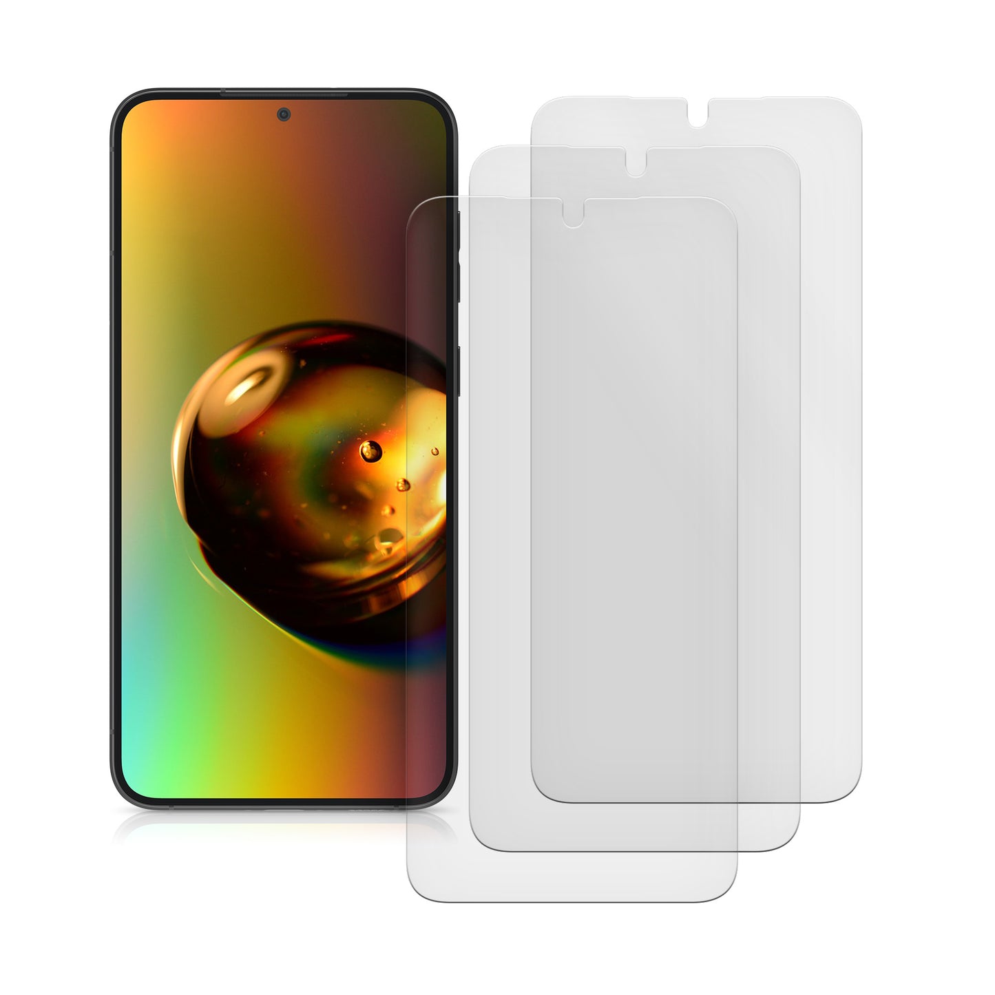 3x Matte Screen Protector compatible with Samsung Galaxy S25 Plus
