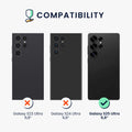 kwmobile Case Compatible with Samsung Galaxy S25 Ultra Case Soft Silicone Cover Suitable for Wireless Charging