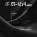 kwmobile Case Compatible with Samsung Galaxy S25 Ultra Case Soft Silicone Cover Suitable for Wireless Charging