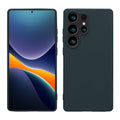 kwmobile Hülle kompatibel mit Samsung Galaxy S25 Ultra Hülle - weiches TPU Silikon Case - Cover geeignet für kabelloses Laden - Dunkler Schiefer Dunkler Schiefer  