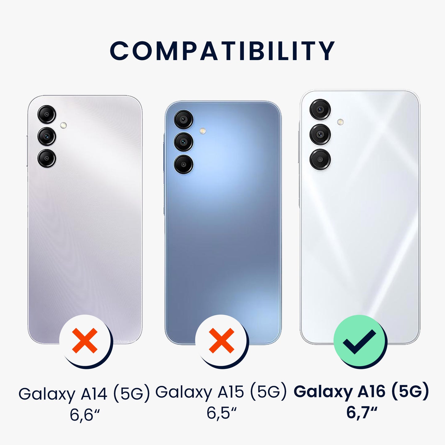 kwmobile Phone Case for Samsung Galaxy A16 5G - Silicone Case - Wireless Charging - Protective Cover