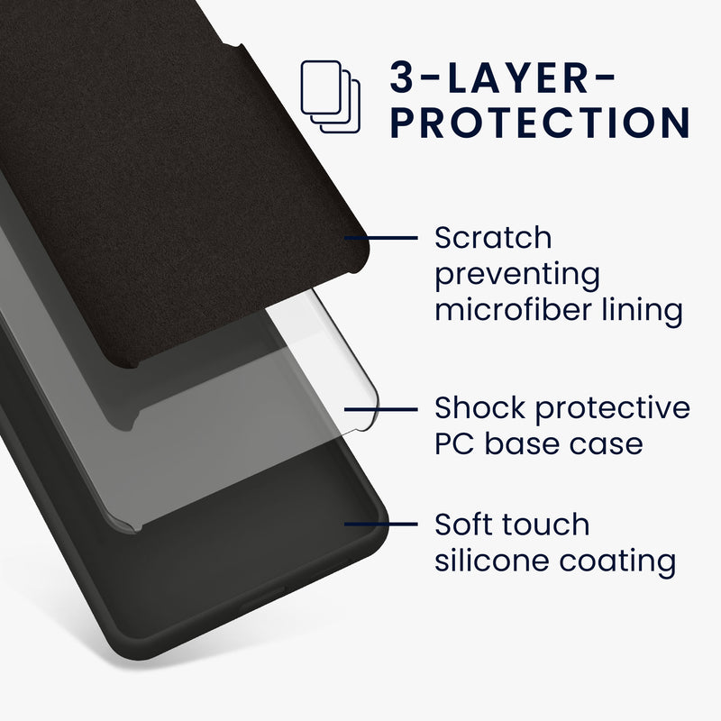 kwmobile Phone Case for Samsung Galaxy A16 5G - Silicone Case - Wireless Charging - Protective Cover