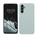 kwmobile Hülle kompatibel mit Samsung Galaxy A16 5G Hülle - Silikon Handy Case - Handyhülle weiche Oberfläche - kabelloses Laden - Cool Mint Cool Mint  