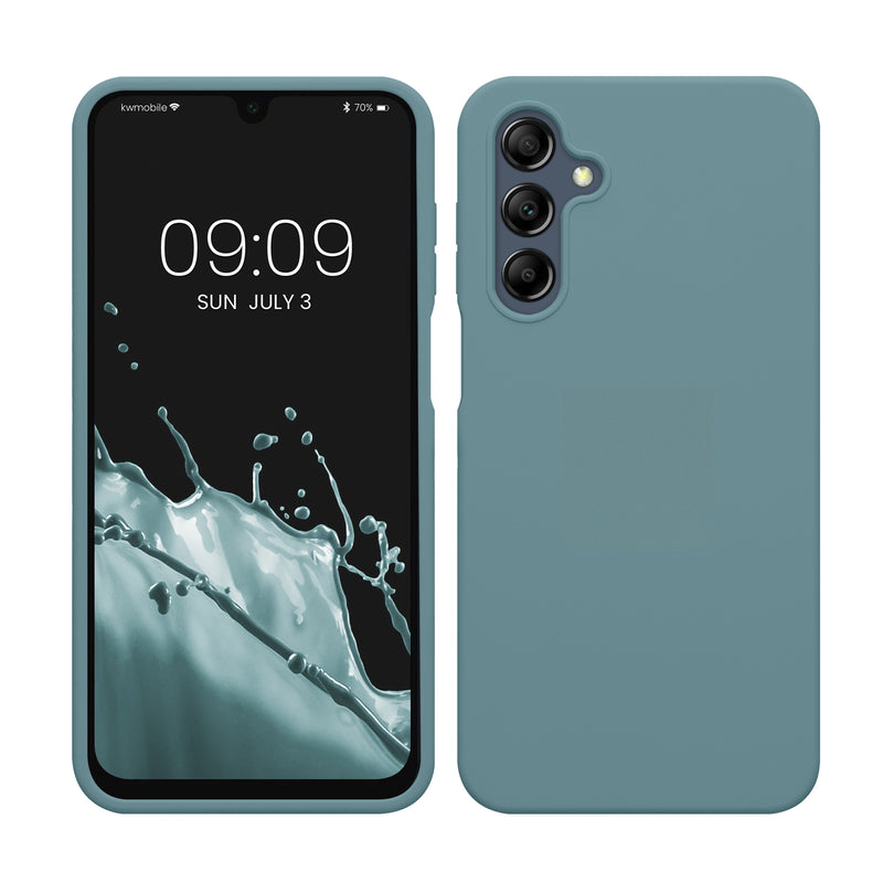 kwmobile Hülle kompatibel mit Samsung Galaxy A16 5G Hülle - Silikon Handy Case - Handyhülle weiche Oberfläche - kabelloses Laden - Antique Stone Antique Stone  