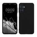 kwmobile Hülle kompatibel mit Samsung Galaxy A16 5G Hülle - weiches TPU Silikon Case - Cover geeignet für kabelloses Laden - Schwarz Schwarz  
