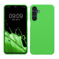 kwmobile Hülle kompatibel mit Samsung Galaxy A16 5G Hülle - weiches TPU Silikon Case - Cover geeignet für kabelloses Laden - Limettengrün Limettengrün  