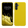kwmobile Hülle kompatibel mit Samsung Galaxy A16 5G Hülle - weiches TPU Silikon Case - Cover geeignet für kabelloses Laden - Strahlend Gelb Strahlend Gelb  