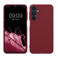 kwmobile Hülle kompatibel mit Samsung Galaxy A16 5G Hülle - weiches TPU Silikon Case - Cover geeignet für kabelloses Laden - Bordeaux Violett Bordeaux Violett  