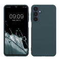 kwmobile Hülle kompatibel mit Samsung Galaxy A16 5G Hülle - weiches TPU Silikon Case - Cover geeignet für kabelloses Laden - Dunkler Schiefer Dunkler Schiefer  