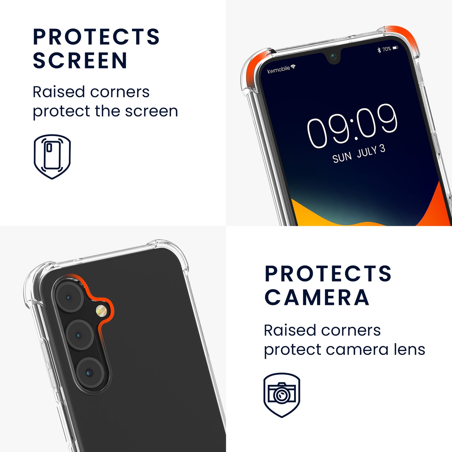 kwmobile Necklace Case Compatible with Samsung Galaxy A16 5G Cover