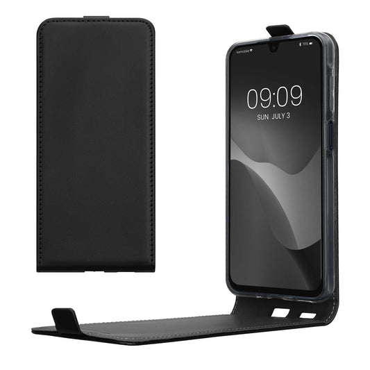 kwmobile Schutzhülle kompatibel mit Samsung Galaxy A16 5G - Hülle Handy - Flip Case Handyhülle Schwarz Schwarz  
