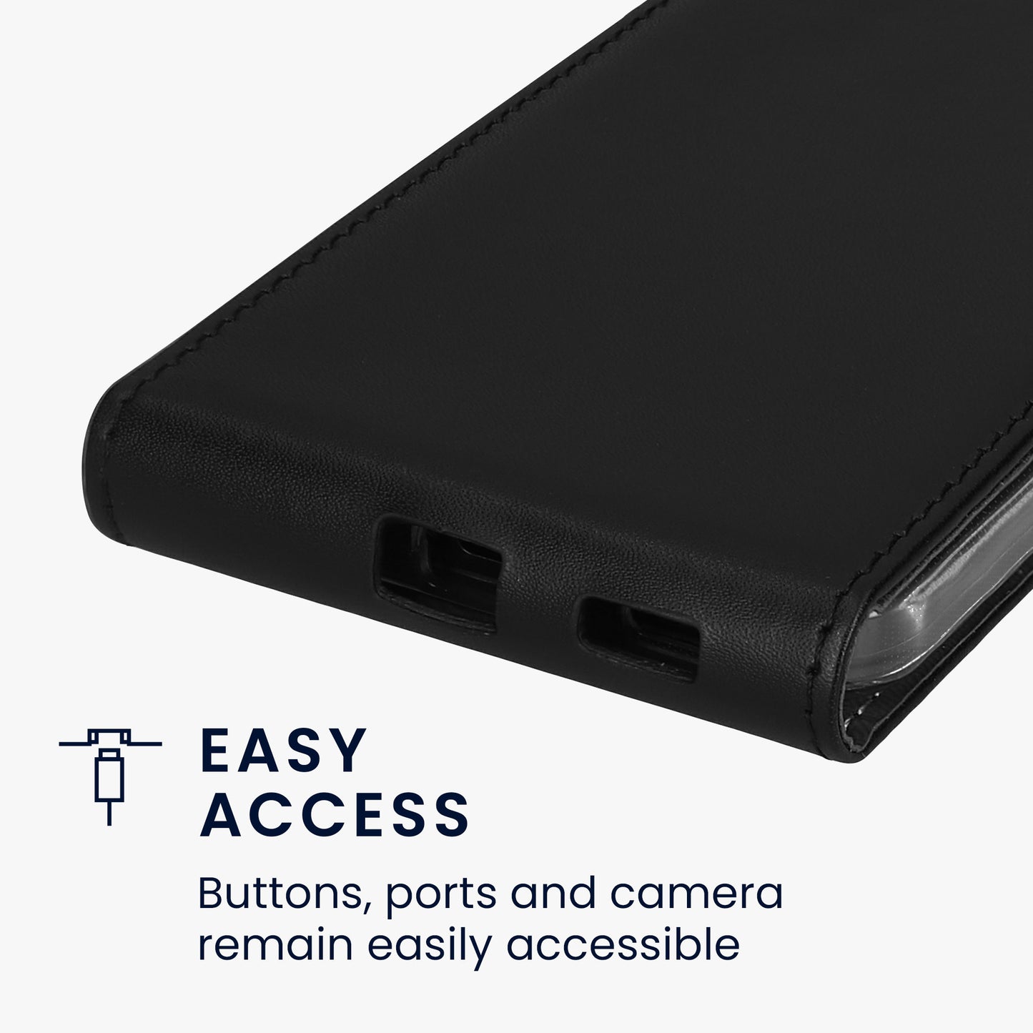 kwmobile Protective Case Compatible with Samsung Galaxy A16 5G - Phone Cover - Flip Case Phone Cover