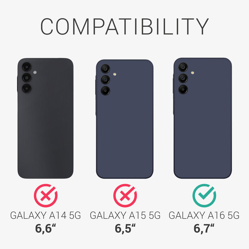 3x Matte Screen Protector compatible with Samsung Galaxy A16 5G