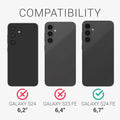 3x Matte Screen Protector compatible with Samsung Galaxy S24 FE